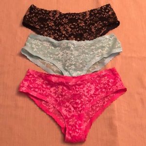 Victoria’s Secret Angels Secret Embrace Panties - 3 pairs